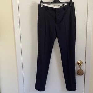 Men's Dark Blue Dress Pants